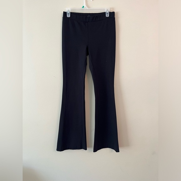 Rinascimento Made in Italy  Women Pull On Black flares trousers size medium - Picture 1 of 4
